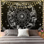 Mandala Tapestry for Home Decor White Black Sun And Moon Tapestry Wall Hanging Gossip Tapestries Bedroom Wall Covering