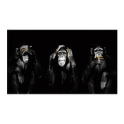 3 Monkeys Poster Cool Graffiti Street Art Canvas Painting Wall Art Living Room Home Decor